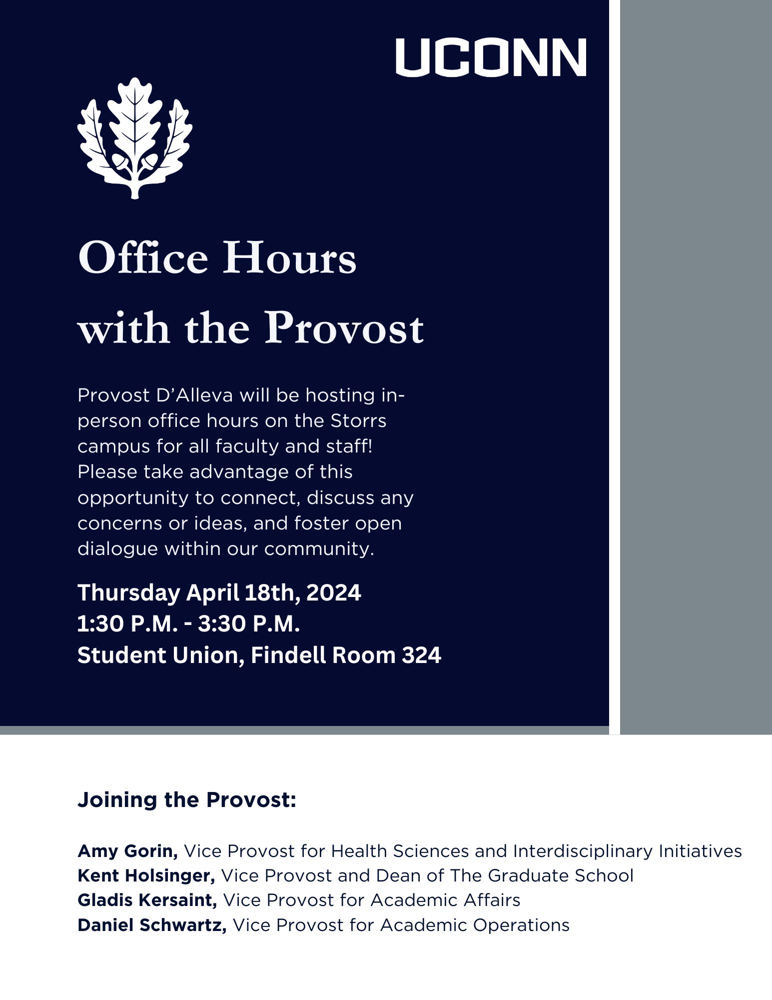 Office Hours with the Provost (2)